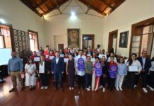 Entrega Samantha Smith Distintivo Violeta a tres nuevos Espacios Seguros para las Mujeres en la capital