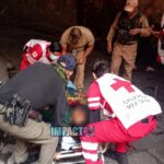 Supuesto ladrón cae de escaleras al intentar escapar.