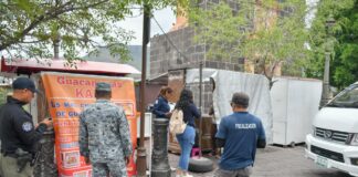Continúa recuperación de espacios públicos: intervienen zona del Mirador del Pípila.
